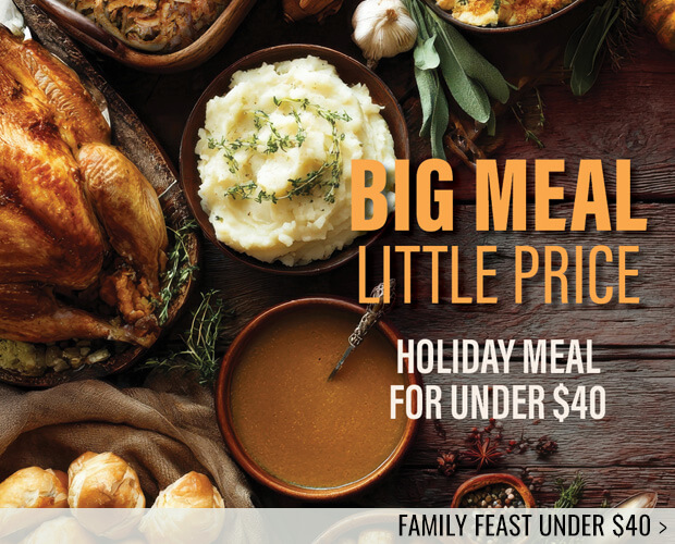 Big Meal. Little Price