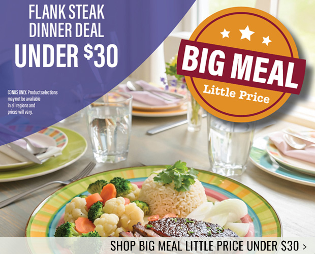 Big Meal. Little Price