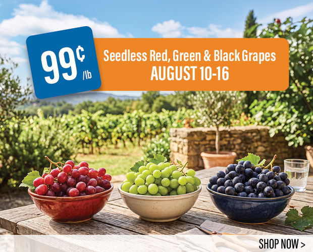 Shop Grape Sale August 10-16