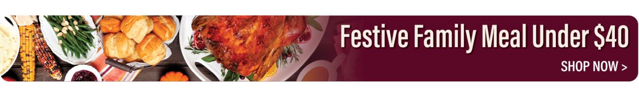 Family Festive Meals under 40