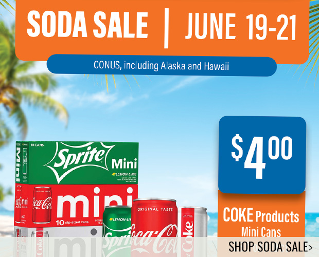 Shop Soda Sale