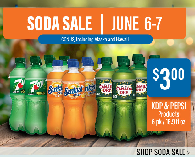Shop Soda Sale
