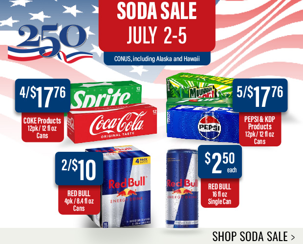 Shop Soda Sale